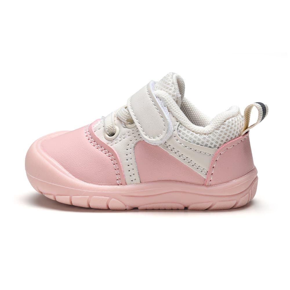 Starlit Stride Baby Sneakers White | Breathable Soft Sole First Walking Shoes
