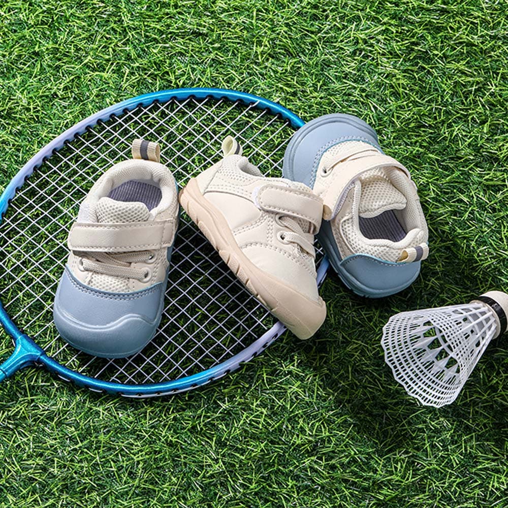 Starlit Stride Baby Sneakers White | Breathable Soft Sole First Walking Shoes