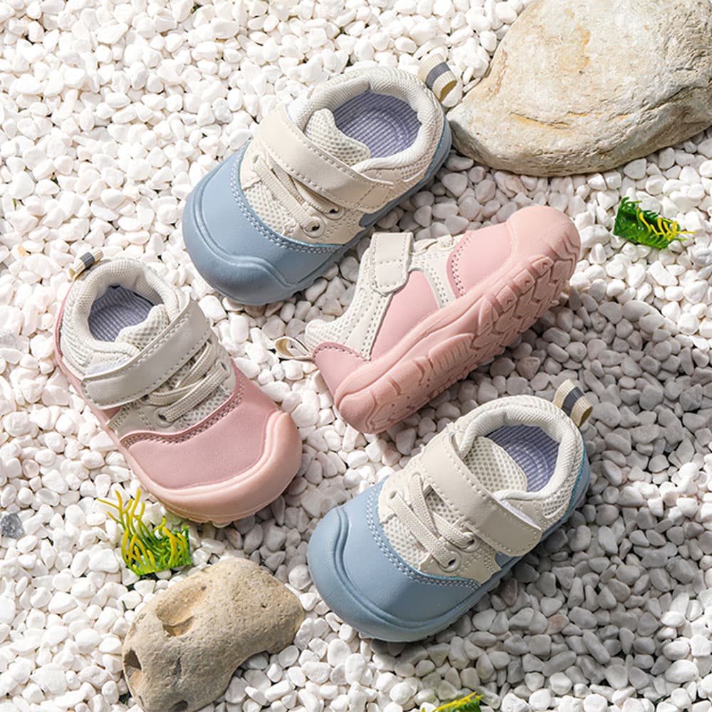 Starlit Stride Baby Sneakers White | Breathable Soft Sole First Walking Shoes