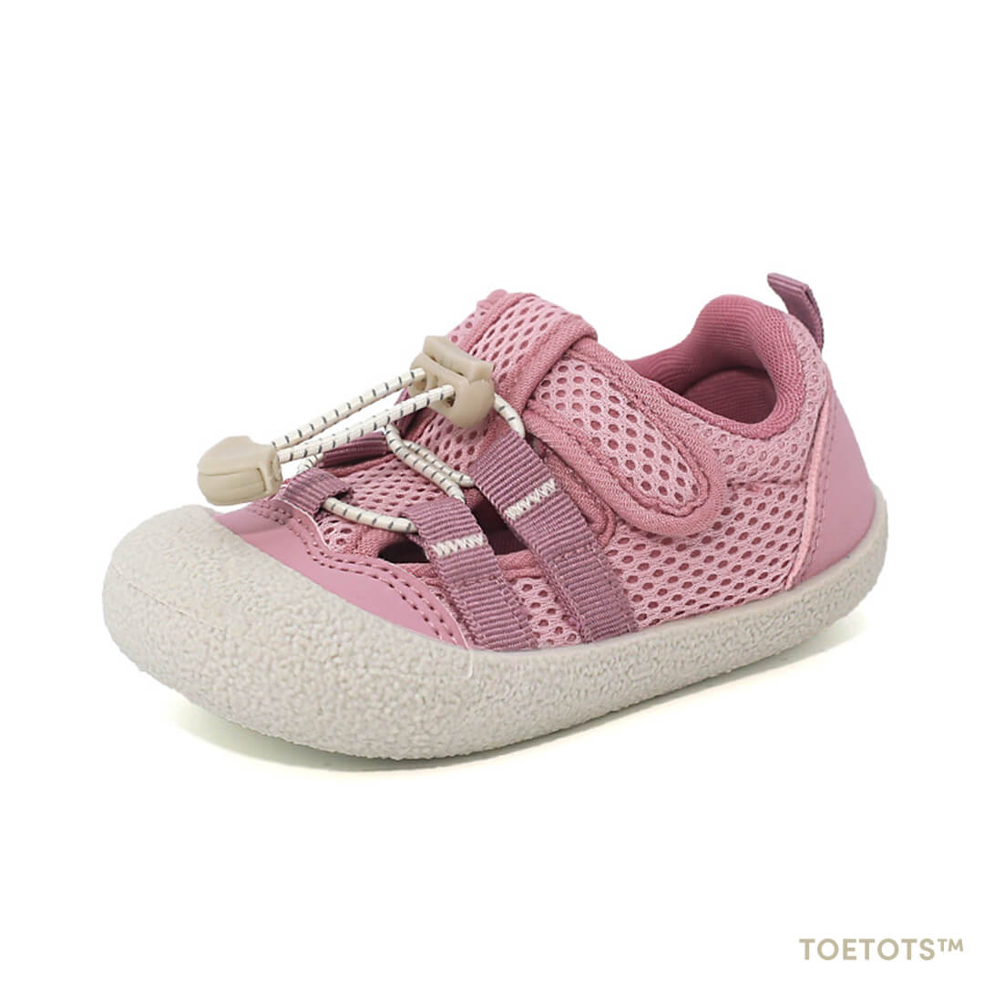 GentleStride Baby Sneakers Grey | Lightweight Non-Slip First Walking Shoes