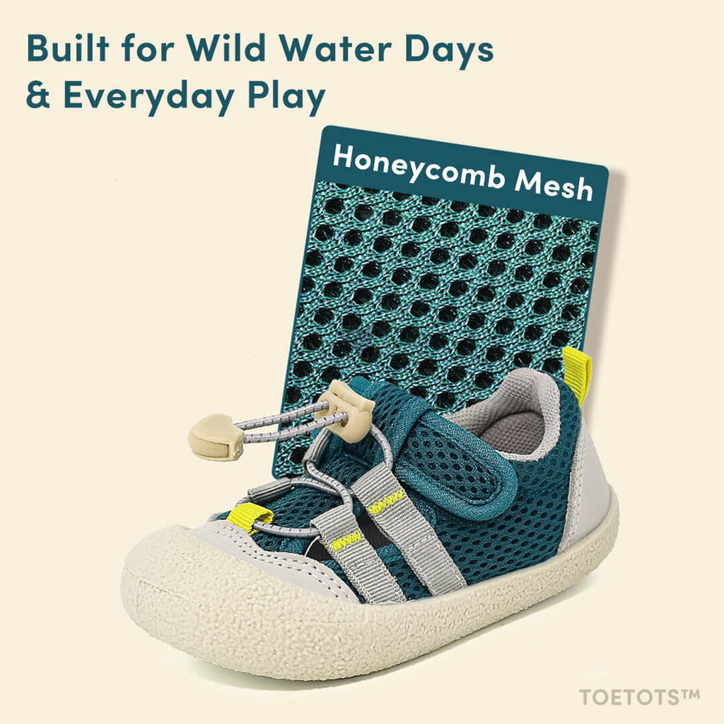 GentleStride Baby Sneakers Grey | Lightweight Non-Slip First Walking Shoes