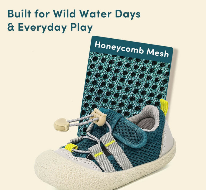 GentleStride Honeycomb Mesh Baby Shoes, image 2