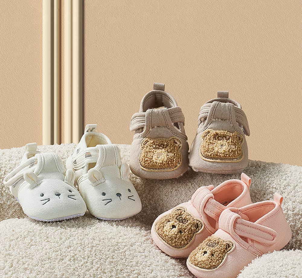 Whimsical Paws Toddler Sock-Shoes | Non-Slip Baby Footwear