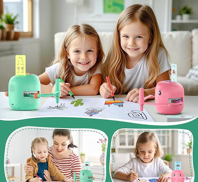WhimsyBot Creative Drawing Robot for Kids | AI-Powered Fun