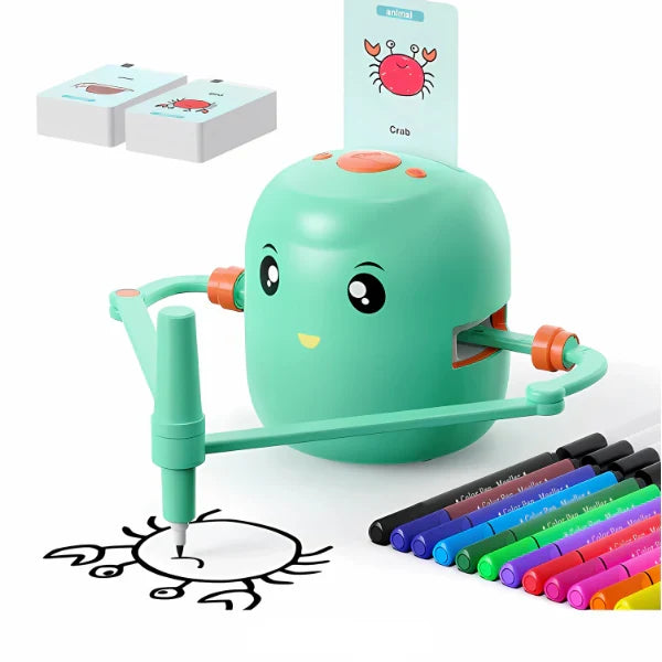 Whimsical DoodleBot Toddler Drawing Robot | Creative Play Companion