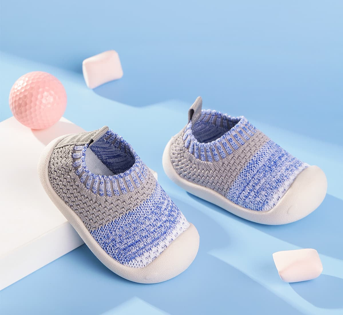 GentleStep Non-Slip Toddler Sock-Shoes | Cosy First Walking Shoes