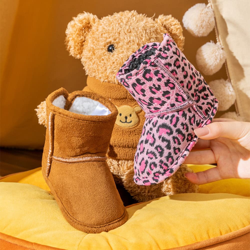 Whispering Willow Toddler Soft Sole Boots Grey | Cozy First Walking Shoes