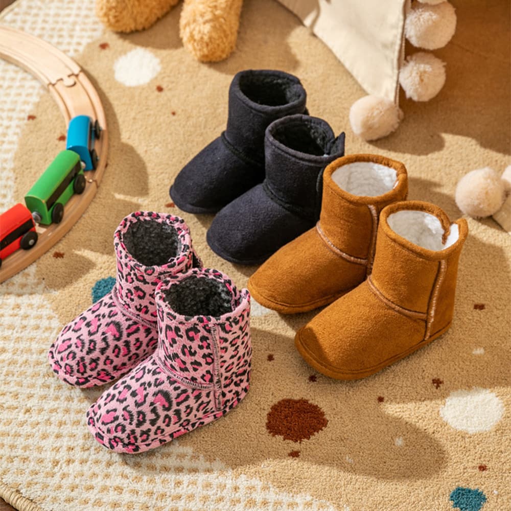 Whispering Willow Toddler Soft Sole Boots Grey | Cozy First Walking Shoes
