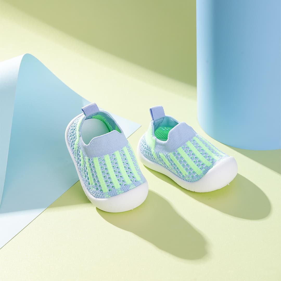 GentleStride Non-Slip Toddler Shoes Grey | Breathable Soft Sole Sneakers