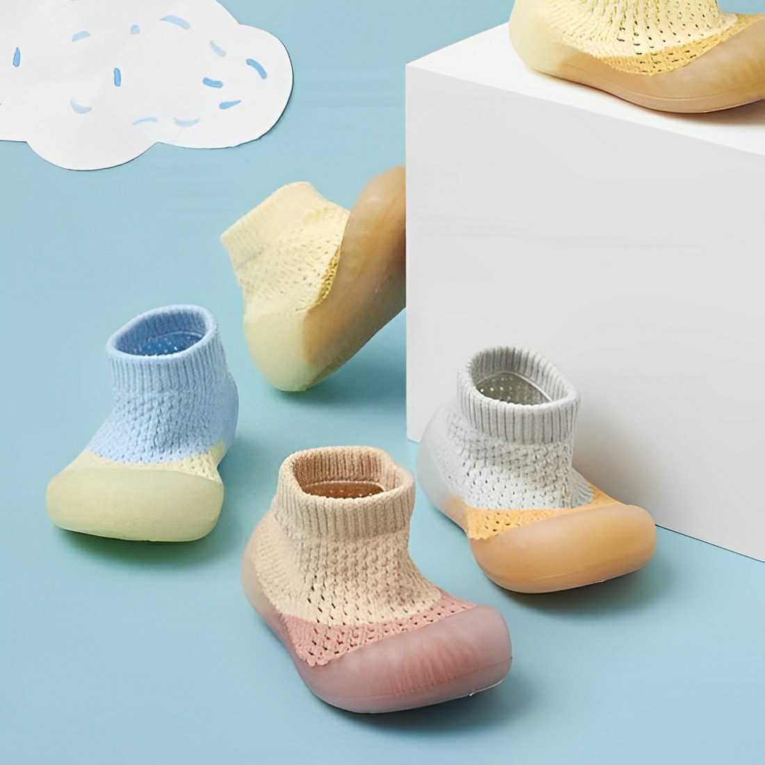 Gentle Steps Toddler Non-Slip Sock-Shoes | Comfortable First Walking Shoes