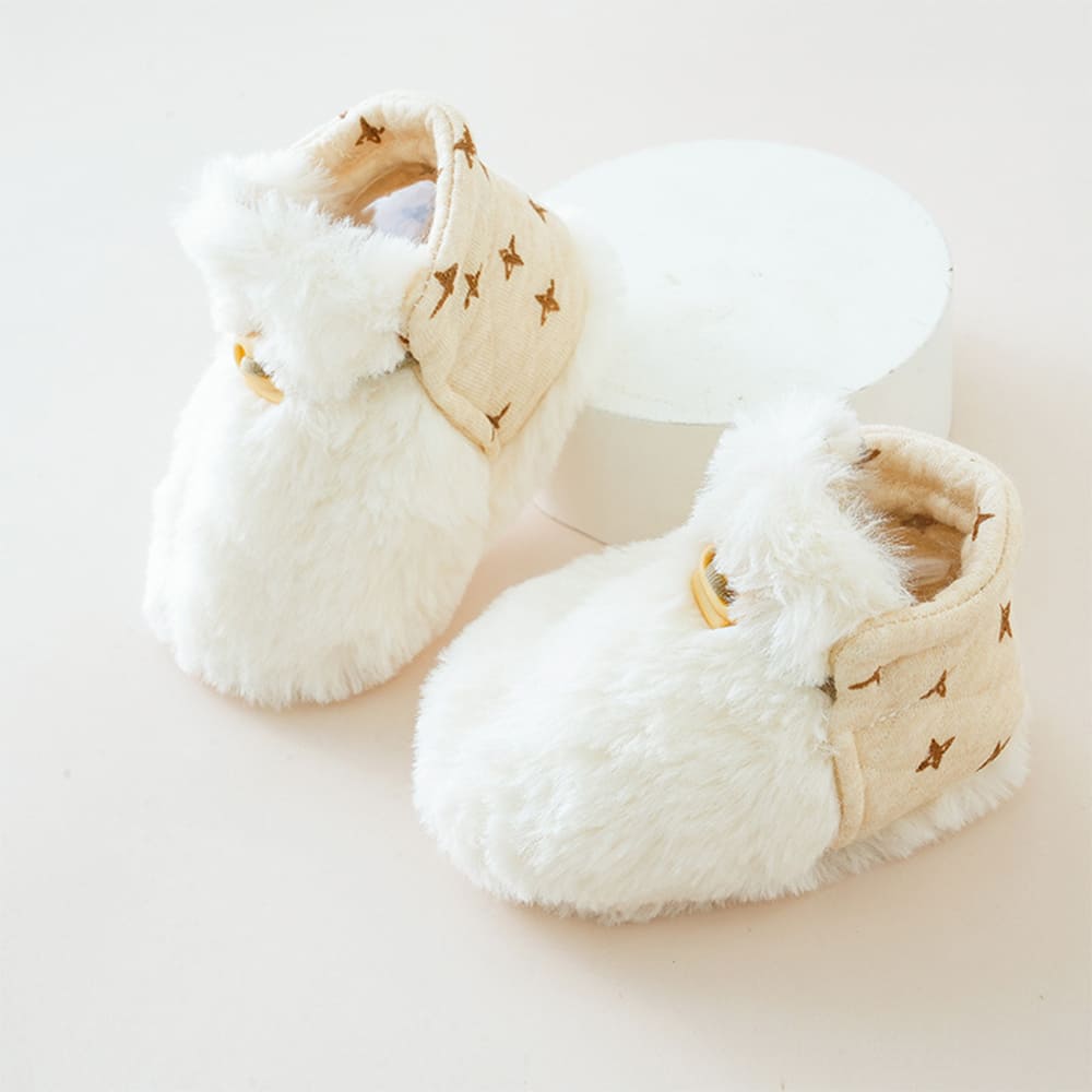 Gentle Whisper Cozy Baby Slippers | Soft Sole Non-Slip Footwear