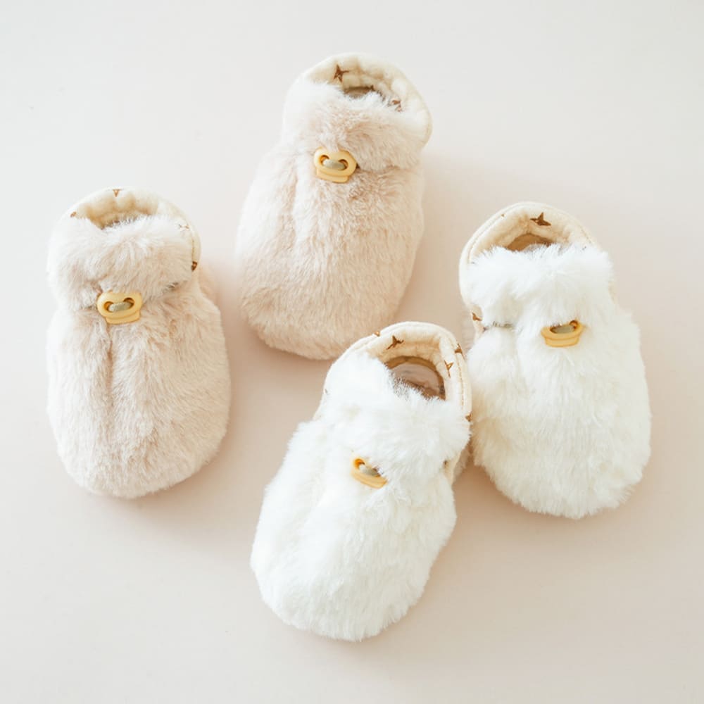 Gentle Whisper Cozy Baby Slippers | Soft Sole Non-Slip Footwear