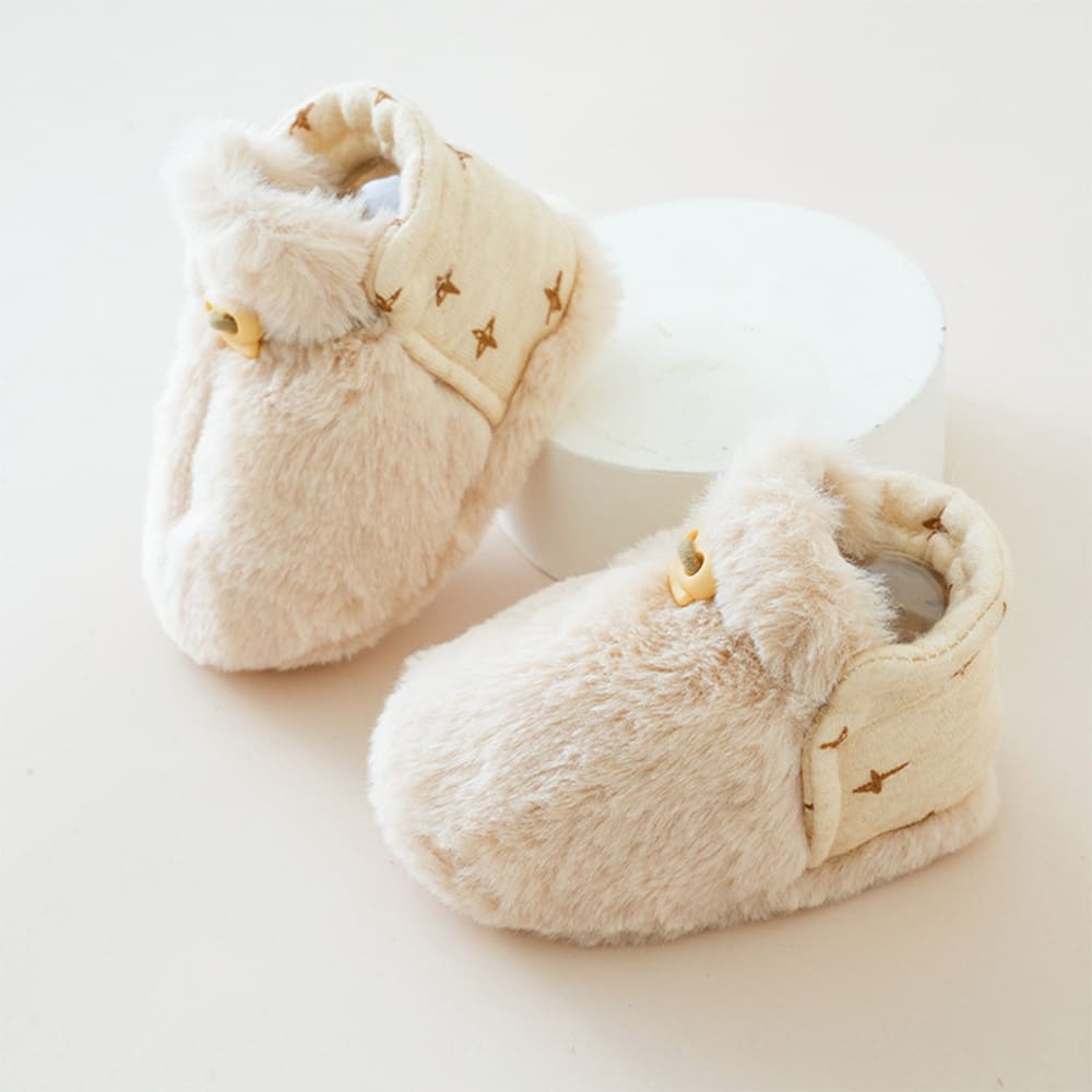 Gentle Whisper Cozy Baby Slippers | Soft Sole Non-Slip Footwear