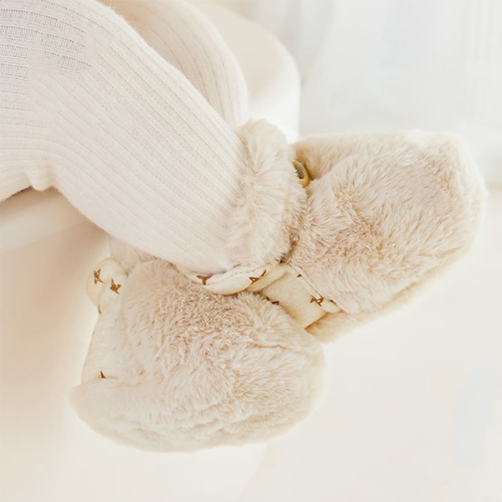 Gentle Whisper Cozy Baby Slippers | Soft Sole Non-Slip Footwear