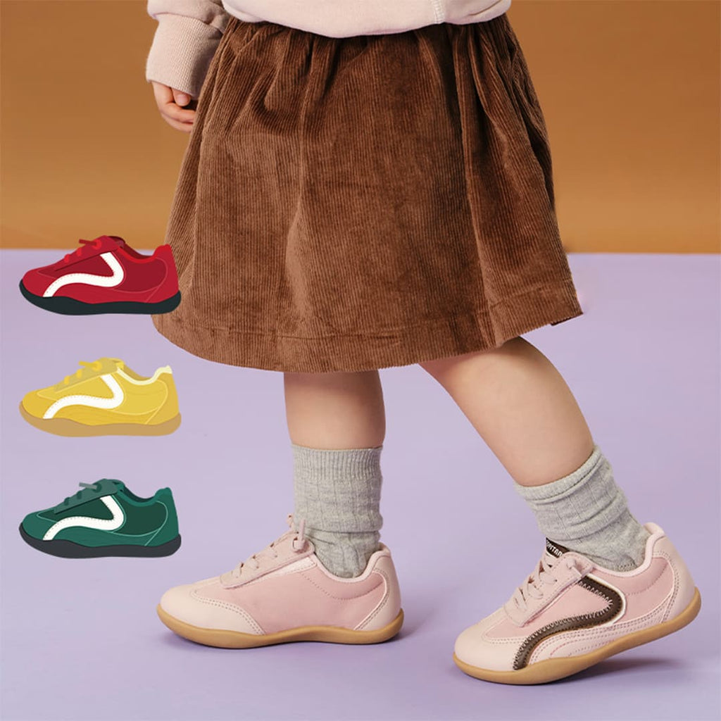 WhisperWalk Toddler Sneakers Grey | Breathable Soft Sole Shoes