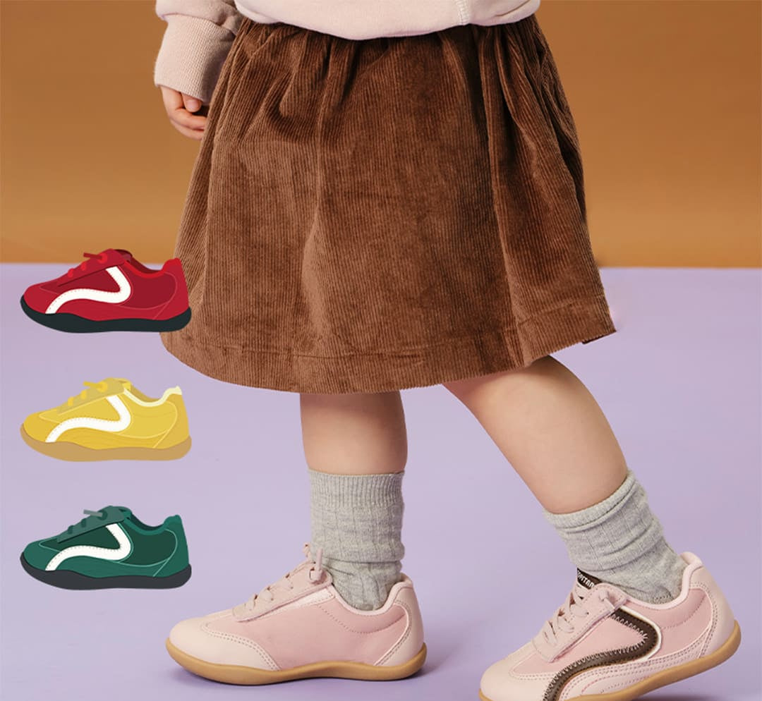 GentleStride Bright Canvas Baby Sneakers | Breathable Soft Sole Toddler Shoes