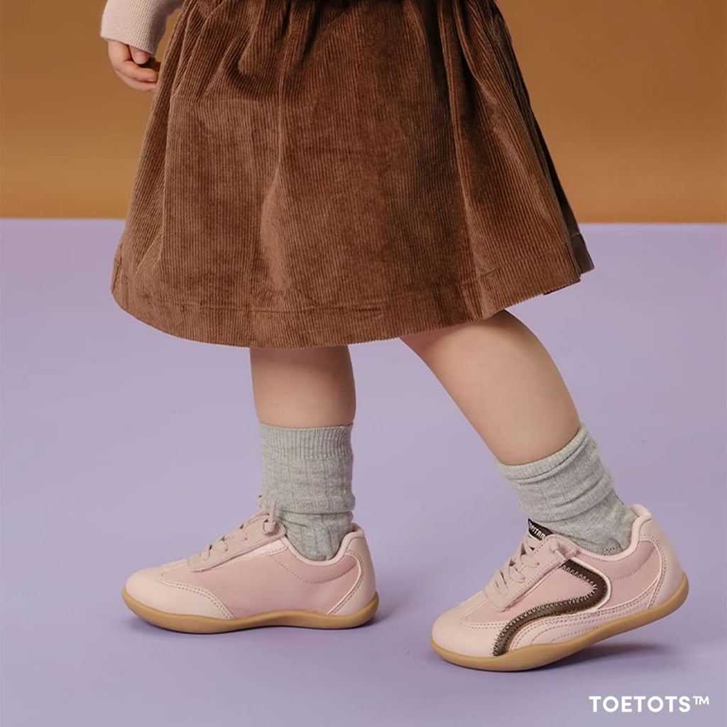 WhisperWalk Toddler Sneakers Grey | Breathable Soft Sole Shoes