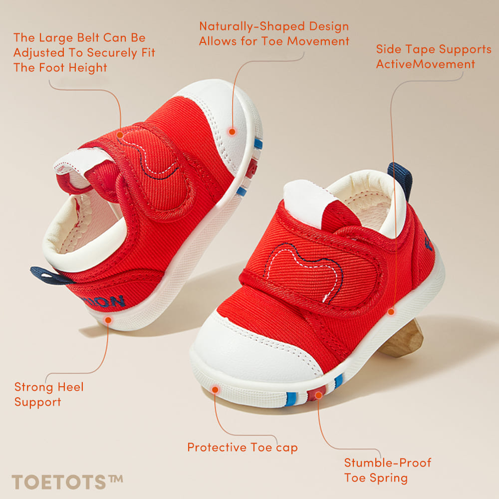 WhisperWalk Toddler Shoes Grey | Soft Sole Non-Slip First Walking Shoes