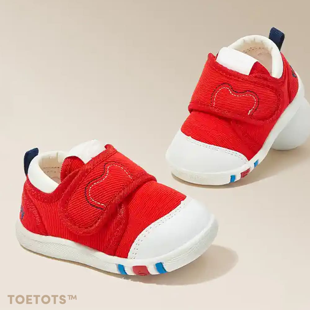 WhisperWalk Toddler Shoes Grey | Soft Sole Non-Slip First Walking Shoes