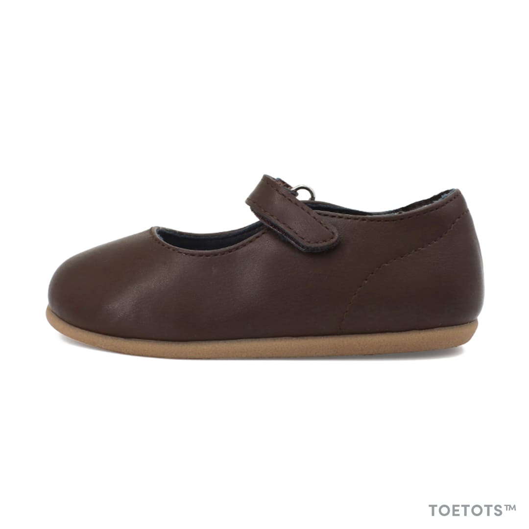 PetalGrace Leather Mary Jane Shoes Blush | Soft Sole Baby Footwear