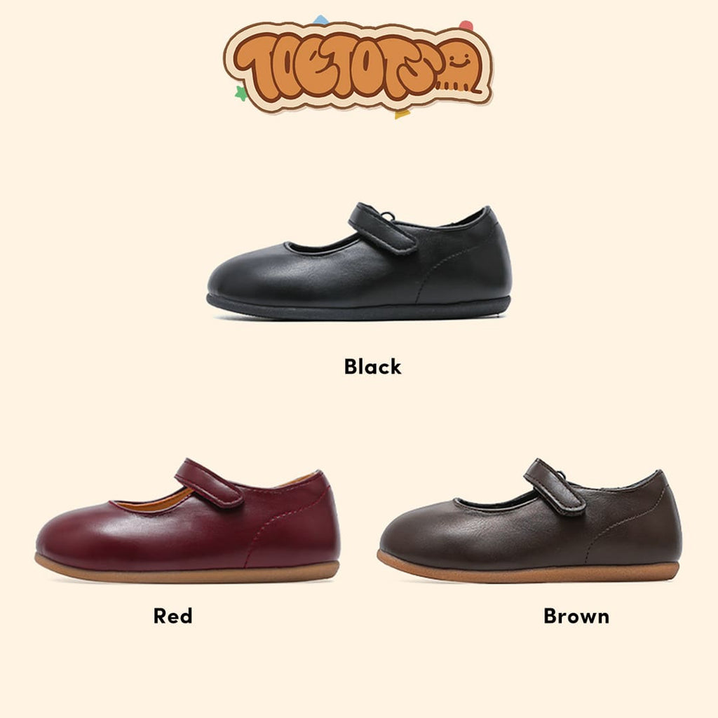 PetalGrace Leather Mary Jane Shoes Blush | Soft Sole Baby Footwear