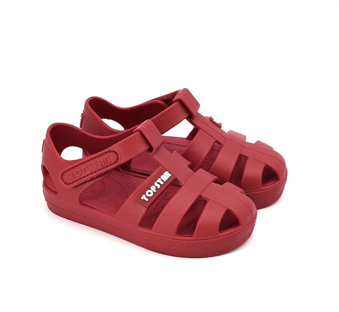 Whispering Breeze Toddler Sandals in Red