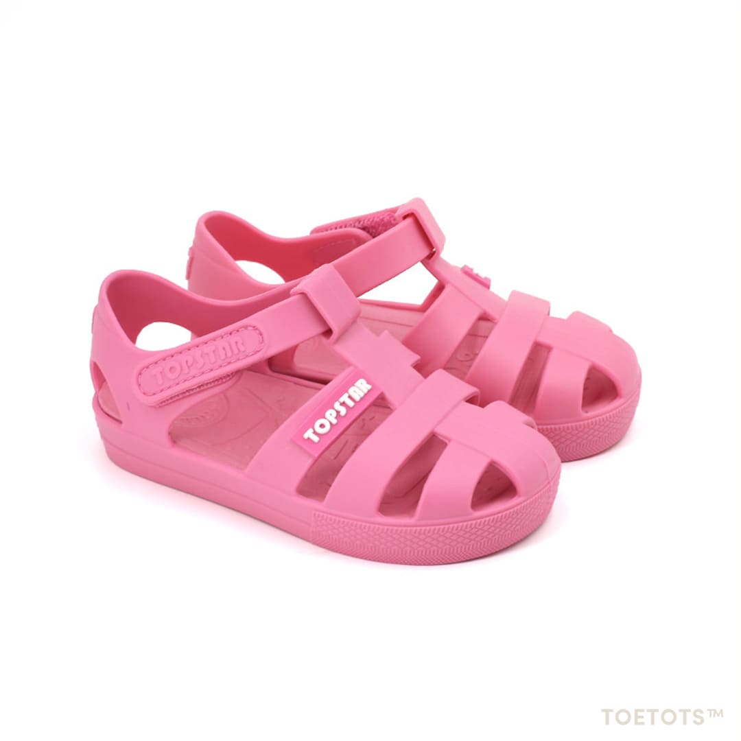WhisperWalk Toddler Sandals Blush | Breathable Soft Sole Shoes