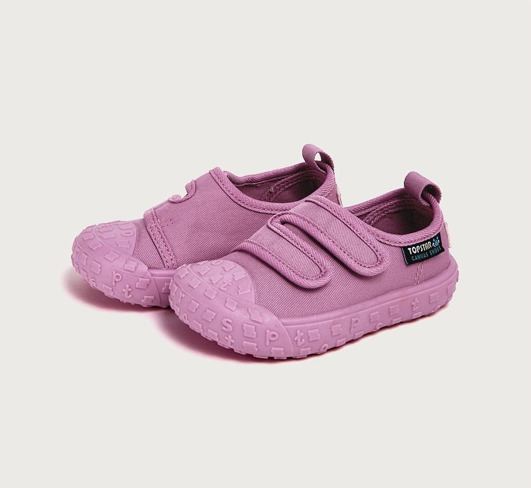 GentleStride Suede Baby Sneakers in Violet