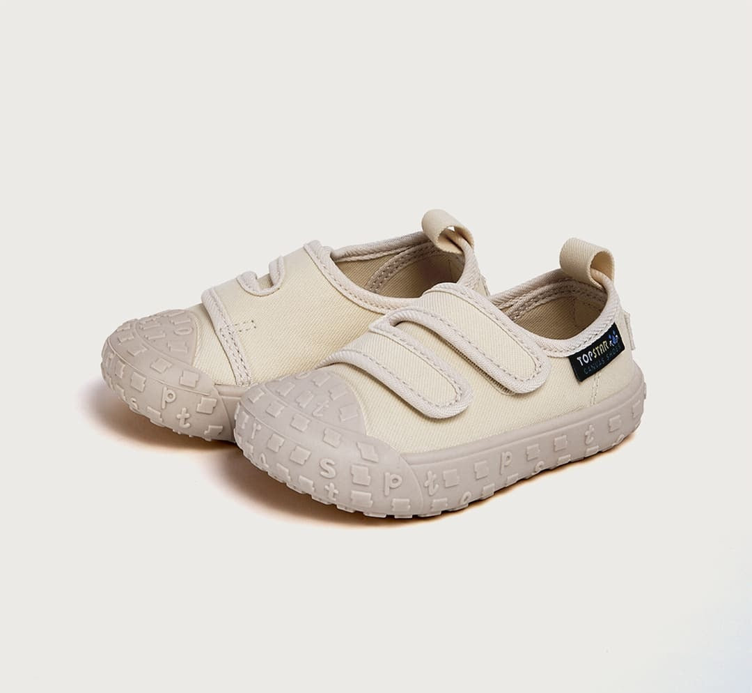 GentleStride Suede Baby Sneakers in White