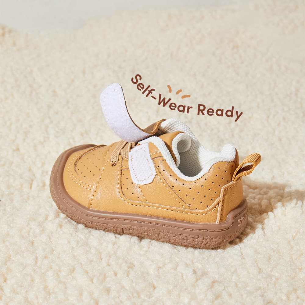 GentleStride Baby Sneakers Grey | Lightweight Non-Slip First Walking Shoes