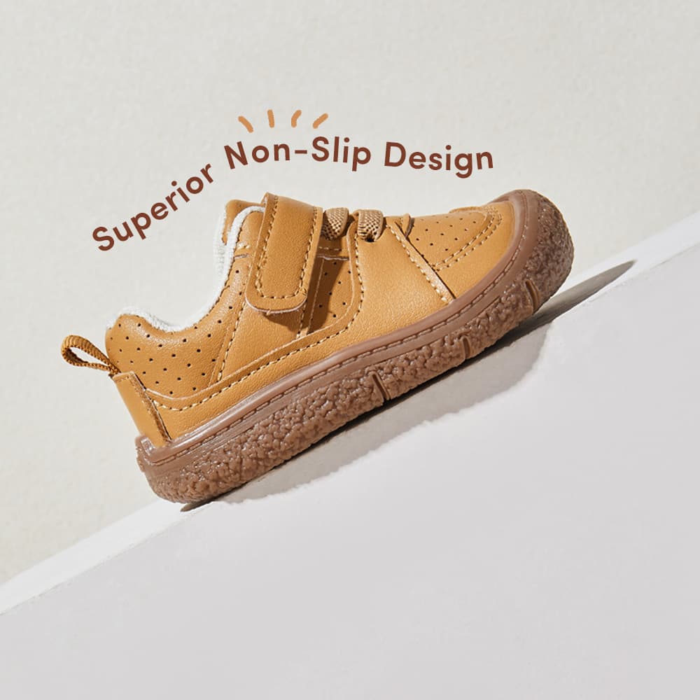 GentleStride Baby Sneakers Grey | Lightweight Non-Slip First Walking Shoes