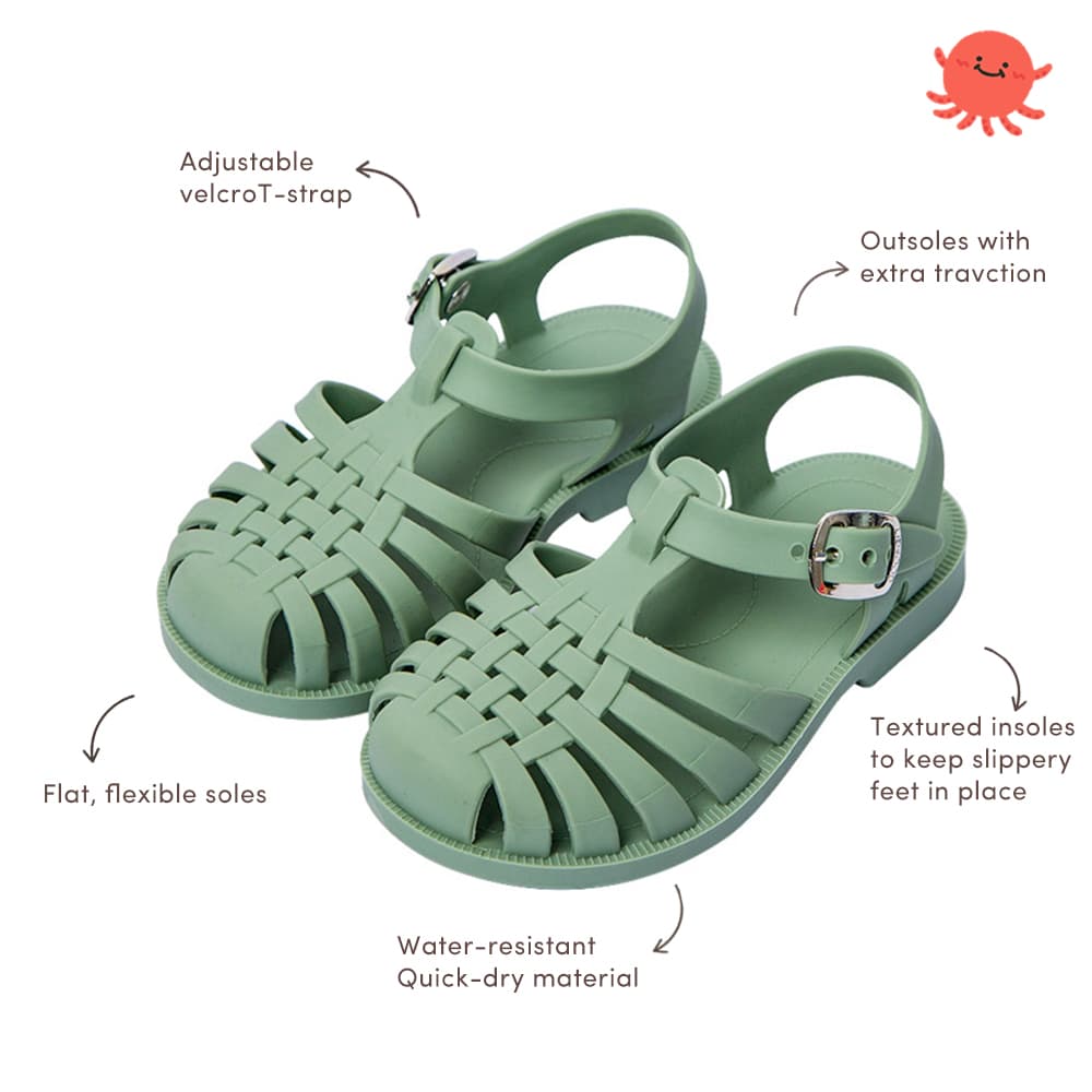 Laguna Breeze Toddler Sandals Aqua | Lightweight Non-Slip Shoes