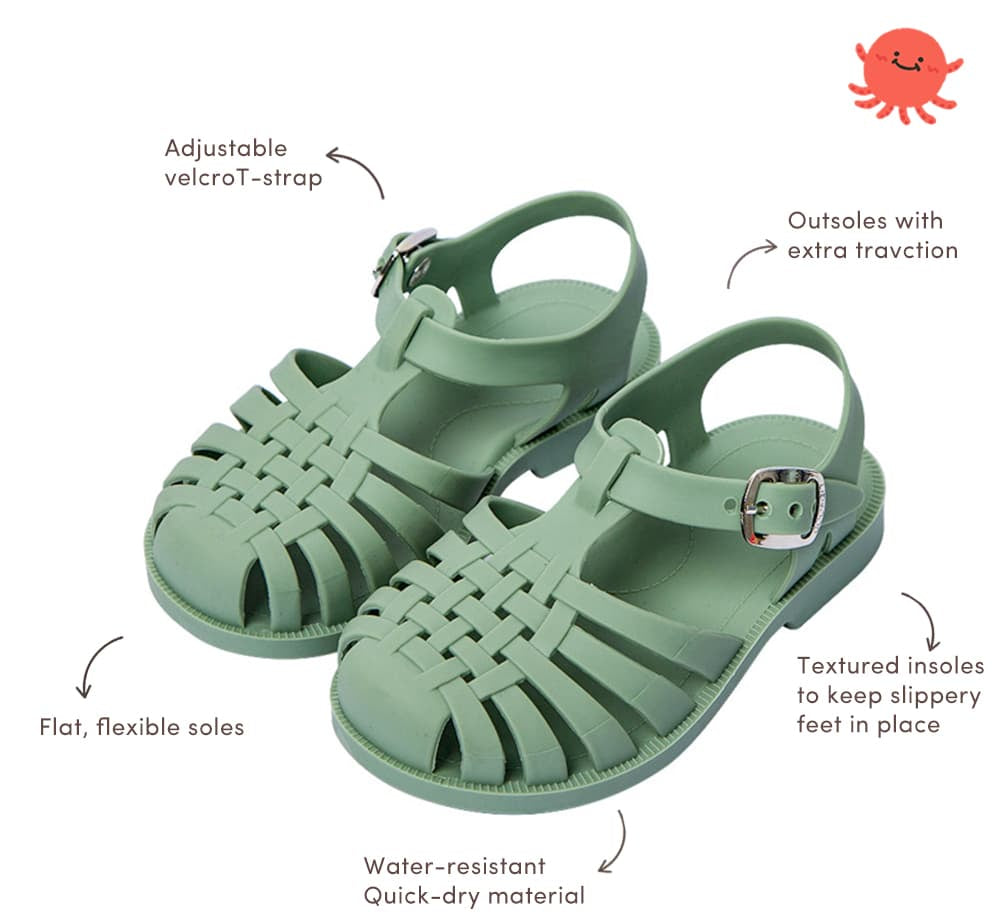 Seaside Breeze Toddler Jelly Sandals | Lightweight Non-Slip Shoes