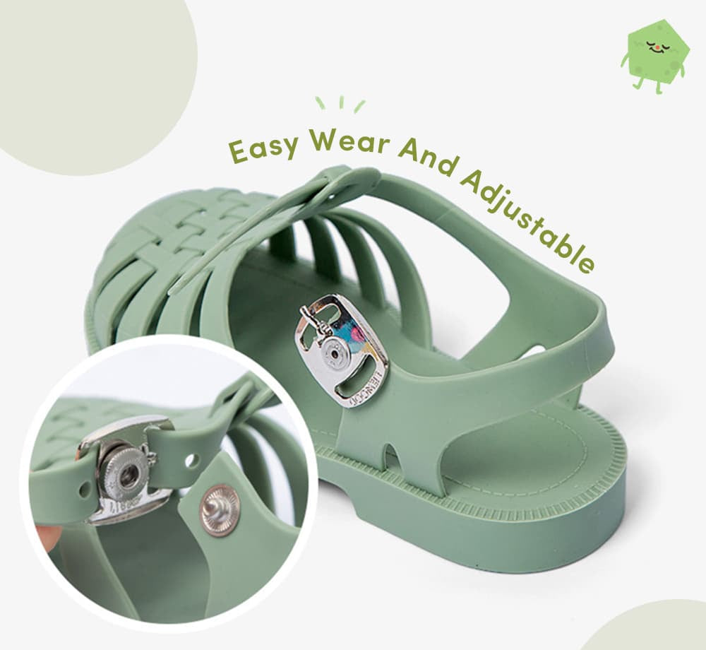 Seaside Breeze Toddler Jelly Sandals | Lightweight Non-Slip Shoes