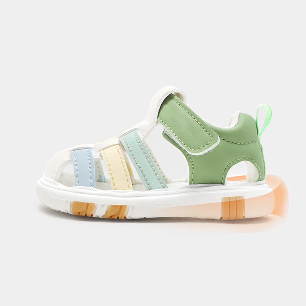Whispering Leaf Sneaker Sandals Green | Breathable Toddler Shoes