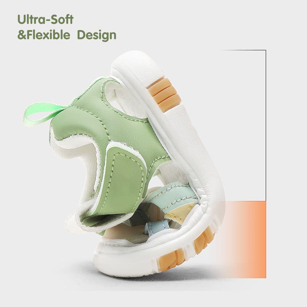 Whispering Leaf Sneaker Sandals Green | Breathable Toddler Shoes