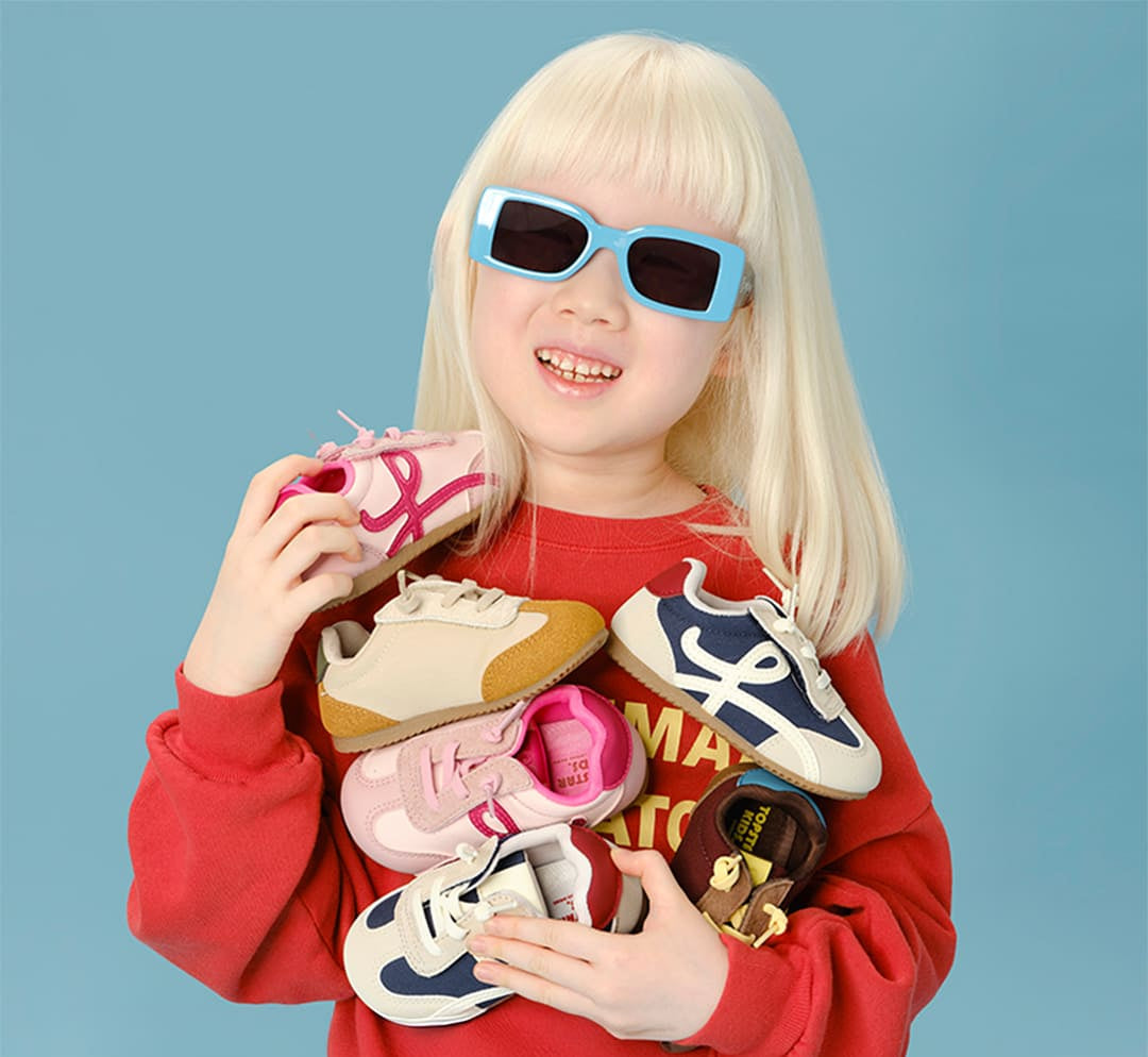 GentleStride Retro Chunky Toddler Sneakers | Breathable Soft Sole Shoes