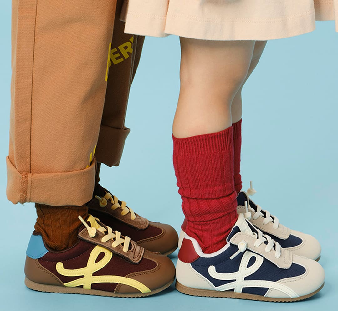 GentleStride Retro Chunky Toddler Sneakers | Breathable Soft Sole Shoes
