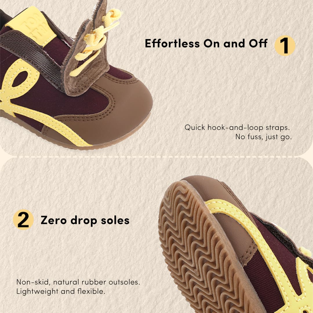 Gentle Breeze Kid Sneakers | Lightweight Non-Slip Baby Shoes