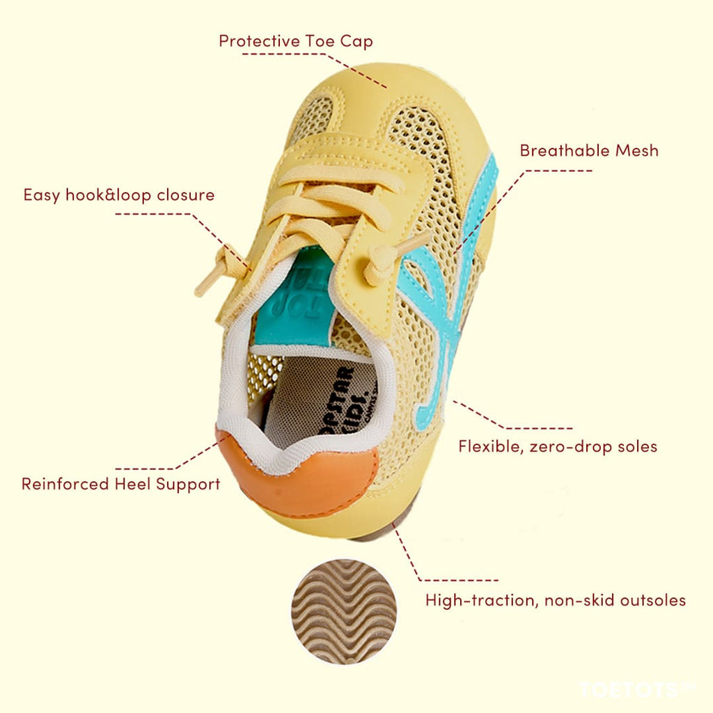 Gentle Breeze Toddler Sneakers | Lightweight Non-Slip Shoes