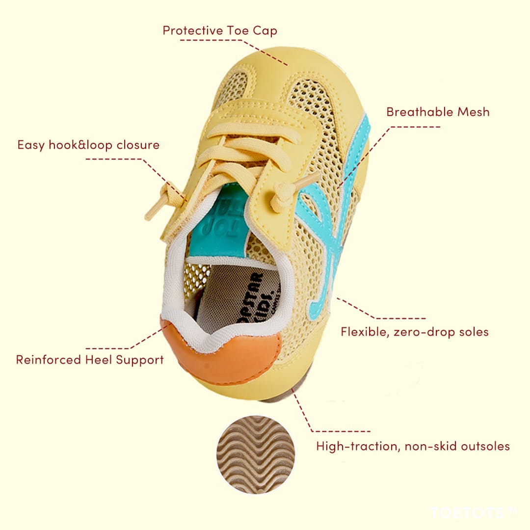 Gentle Breeze Toddler Sneakers | Lightweight Non-Slip Shoes