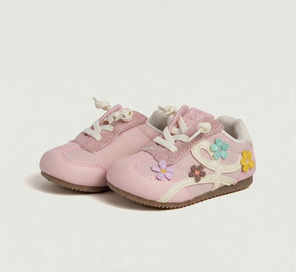 GentleStride Patterned Toddler Sneakers | Breathable Soft Sole Shoes