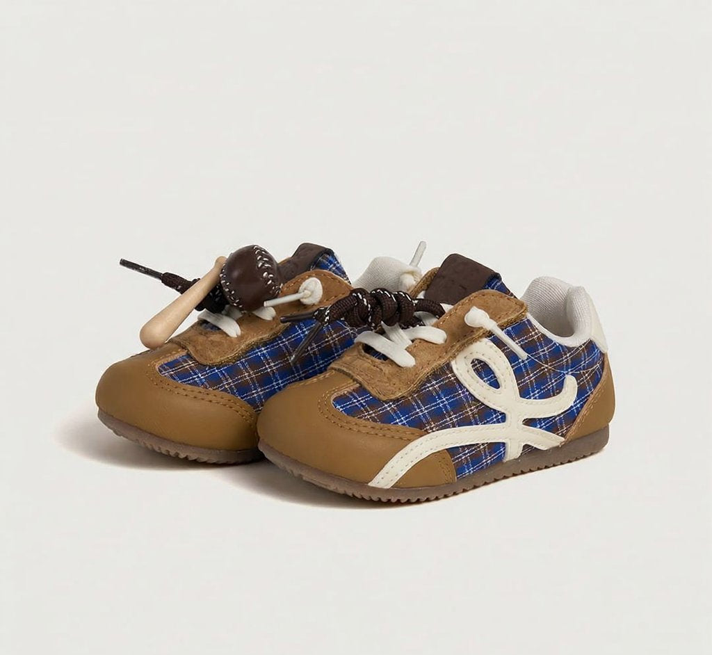 GentleStride Patterned Toddler Sneakers | Breathable Soft Sole Shoes