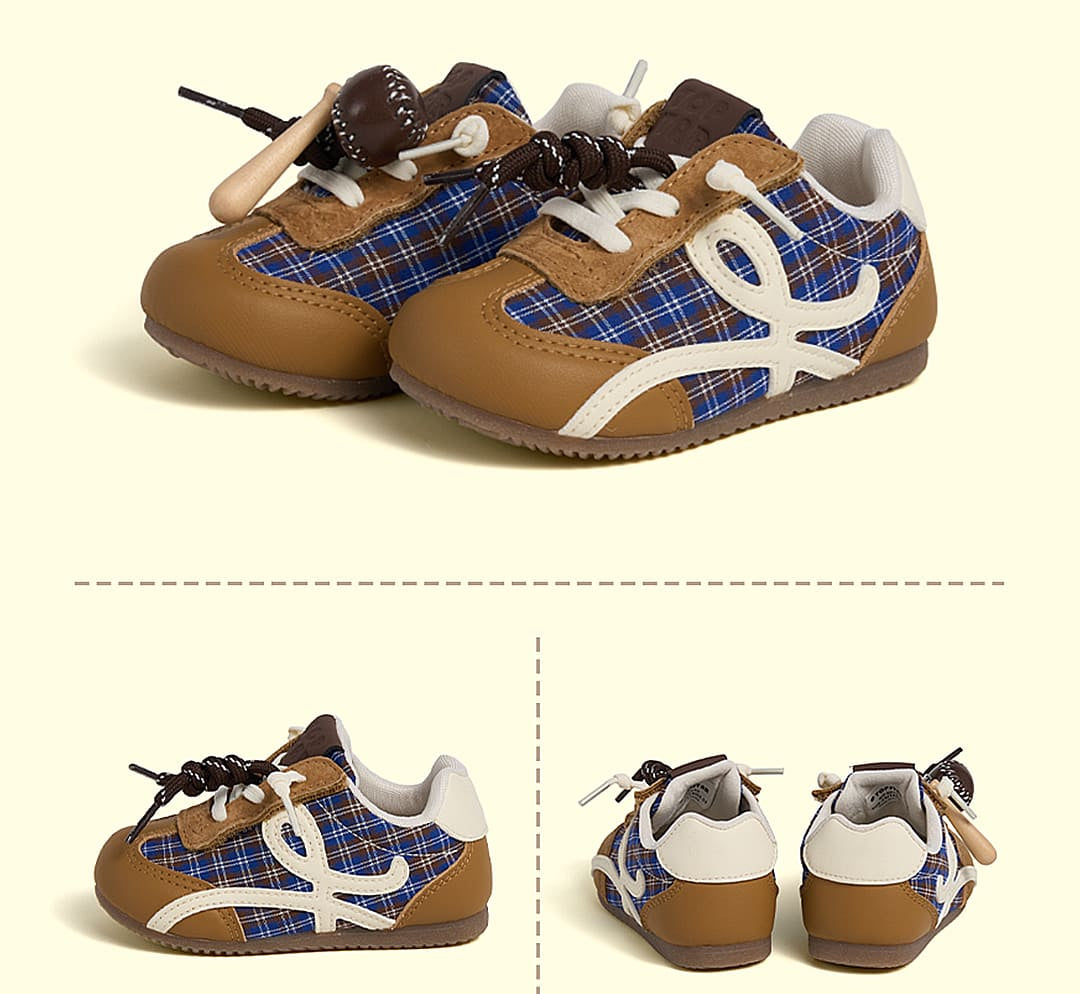 GentleStride Patterned Toddler Sneakers | Breathable Soft Sole Shoes