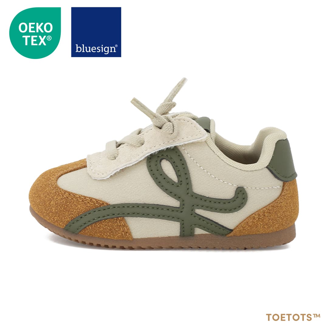 GentleStride Toddler Sneakers Grey | Lightweight Non-Slip Baby Shoes