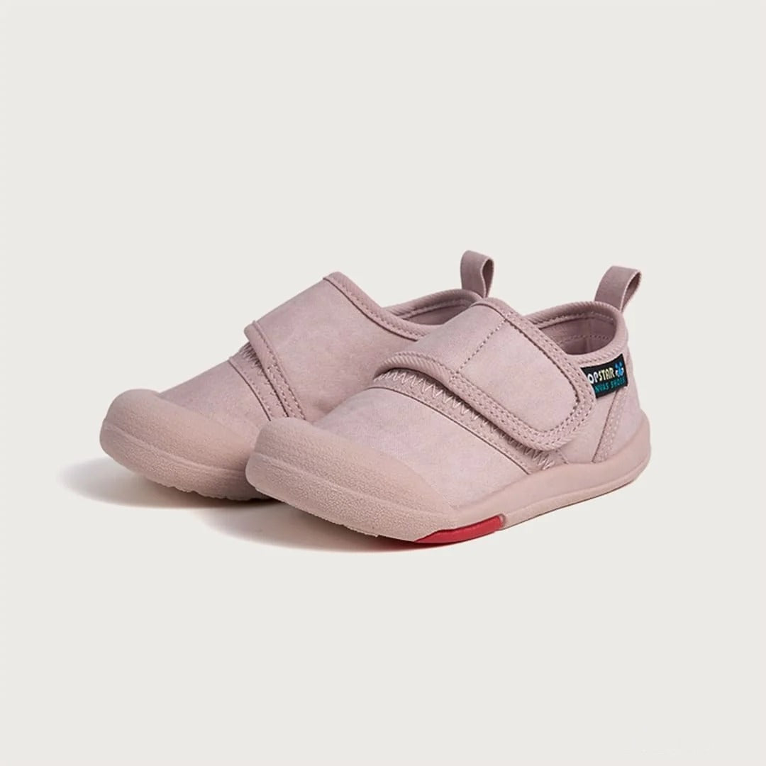 GentleStride Baby Sneakers Grey | Breathable Soft Sole Toddler Shoes