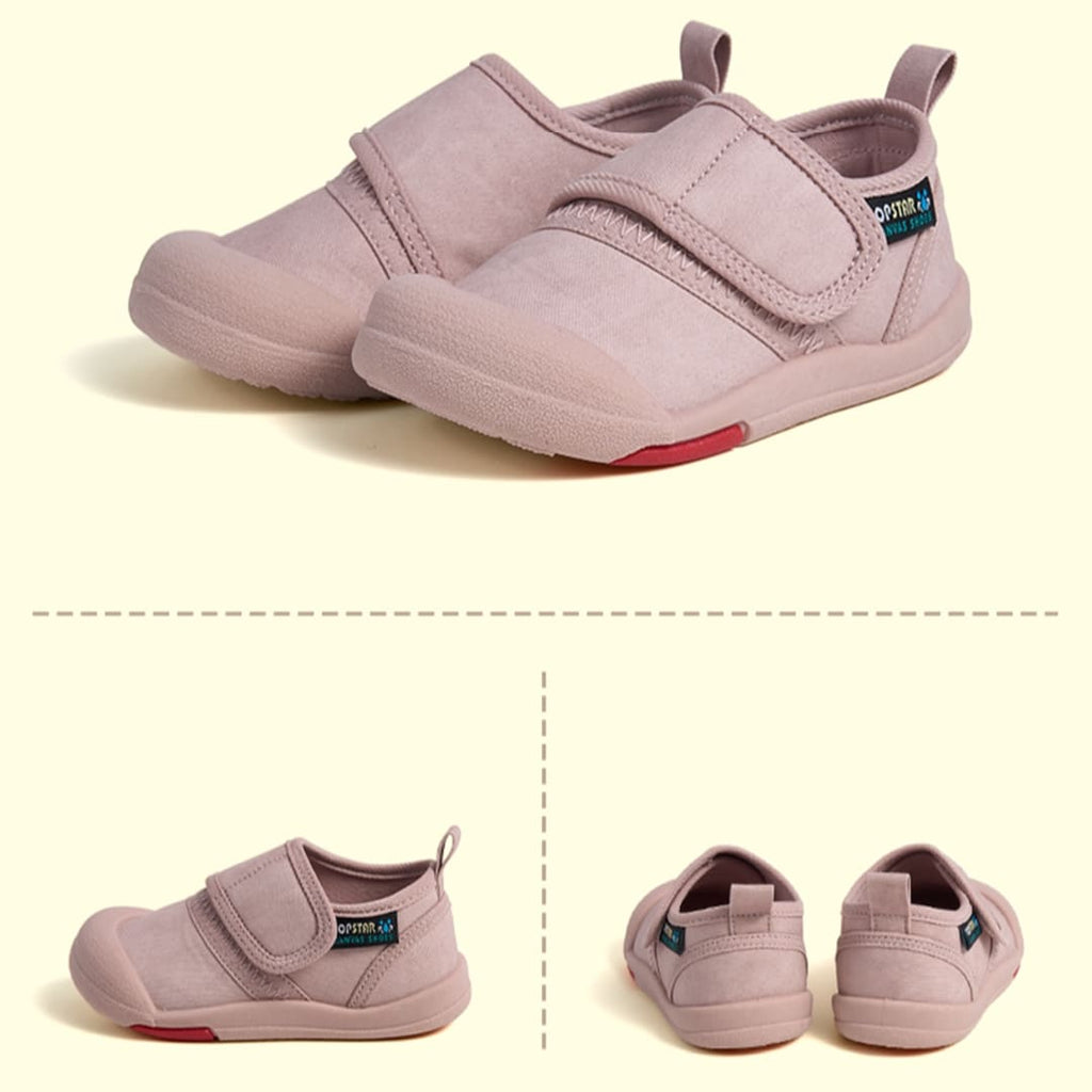 GentleStride Baby Sneakers Grey | Breathable Soft Sole Toddler Shoes