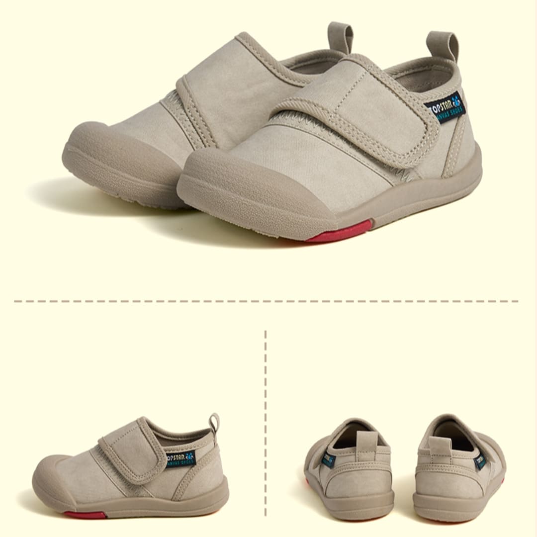 GentleStride Baby Sneakers Grey | Breathable Soft Sole Toddler Shoes
