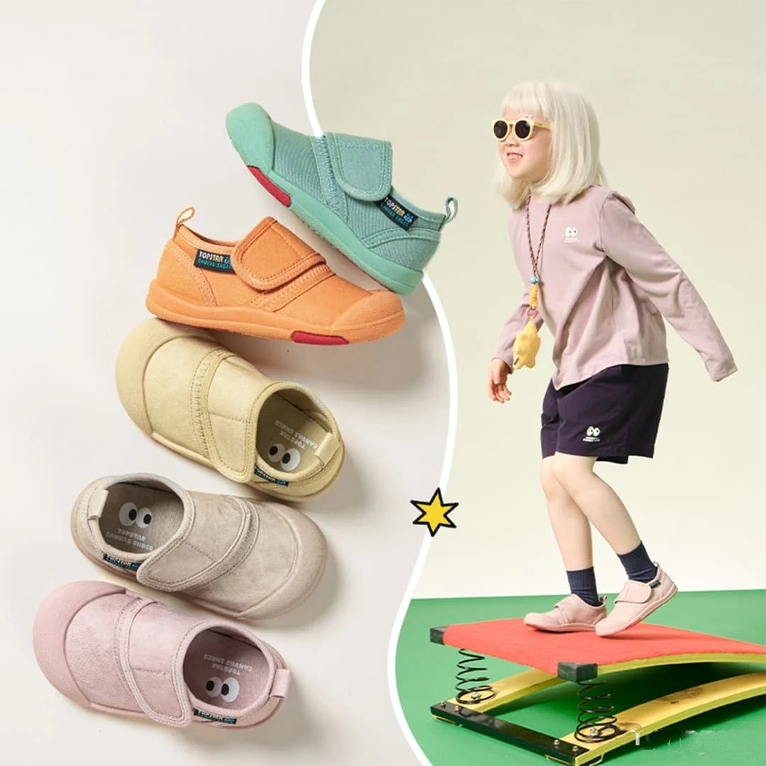 GentleStride Baby Sneakers Grey | Breathable Soft Sole Toddler Shoes