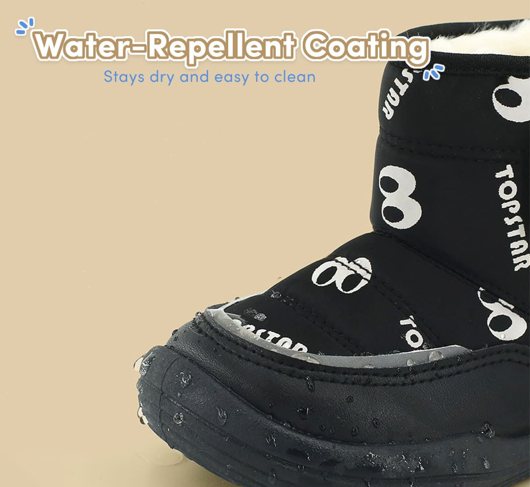 Snowy Paws Kids Winter Boots | Cosy Non-Slip Toddler Footwear